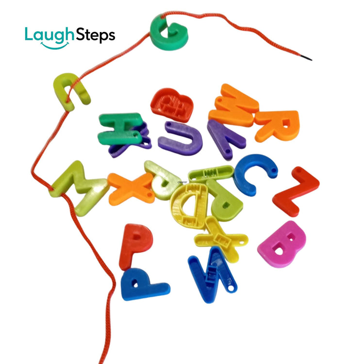 Make learning the alphabet more hands-on with these colourfull Plastic Threading Letters A–Z, designed to combine early literacy with fine motor development.