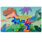Dinosaur 7-piece wooden puzzle | Educational toy for home and school use