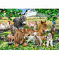 Discover familiar farm animals with the Farm Animals 36-Piece Wooden Puzzle. This colourful educational jigsaw introduces children to animals such as chickens, chicks, donkeys, goats, pigs, piglets, sheep, birds and ponies, while encouraging conversation about farm life and animal sounds. It also helps develop observation, concentration, visual perception and problem-solving skills through hands-on play.
