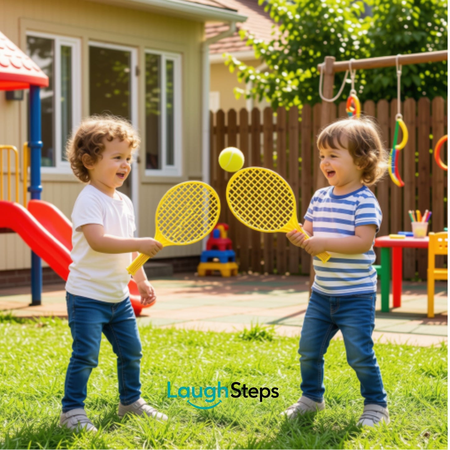  lightweight-plastic-Toddlers-rackets-with a-soft-foam-ball-Crossmotor