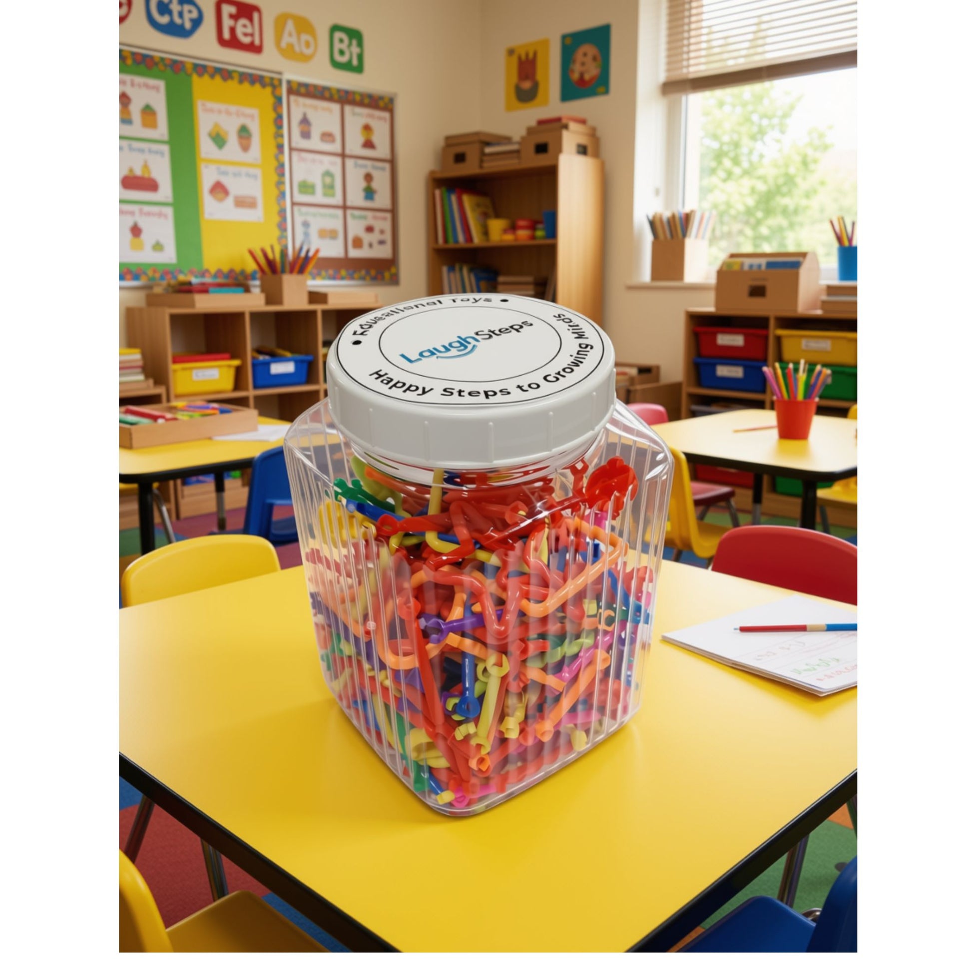 Colourful Smart Sticks interlocking plastic construction pieces for children aged 3 and older