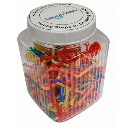 Colourful Smart Sticks interlocking plastic construction pieces for children aged 3 and older