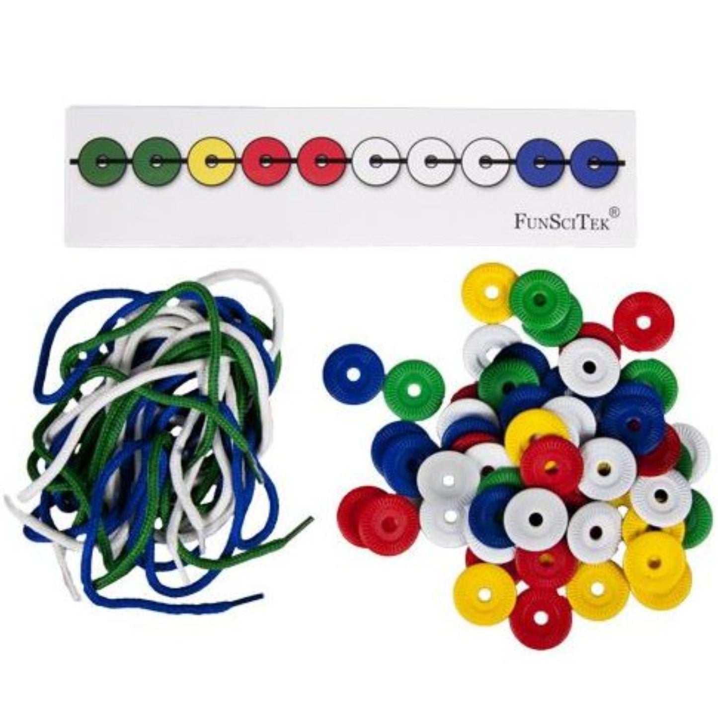 Tub-containing-100-colourful-threading buttons-with-six-activity-cards-and-six-lace