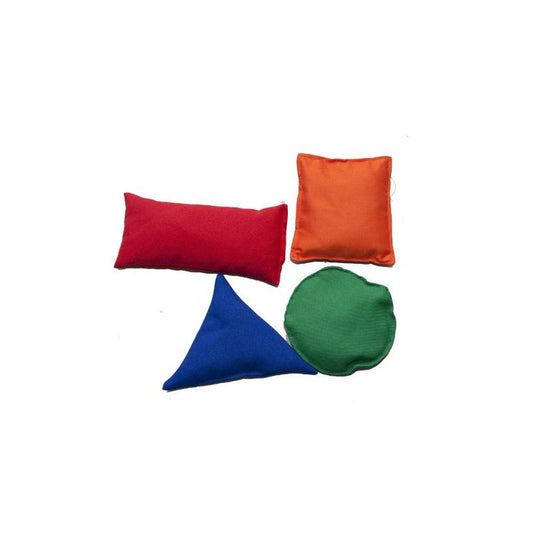 Colourful Shape Bean Bags – 4 Piece Set