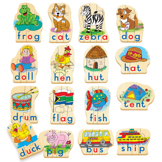 Build a Word wooden spelling puzzles