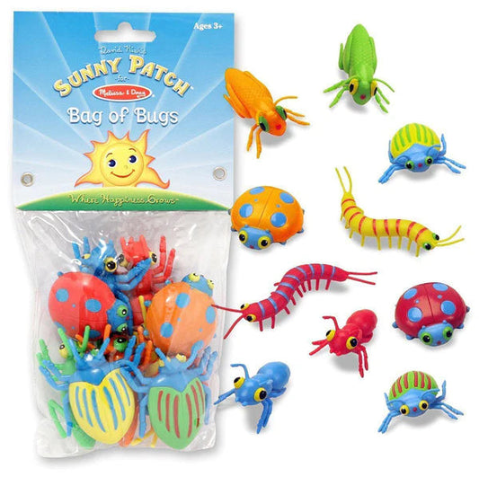 colourful bug figures ten piece set