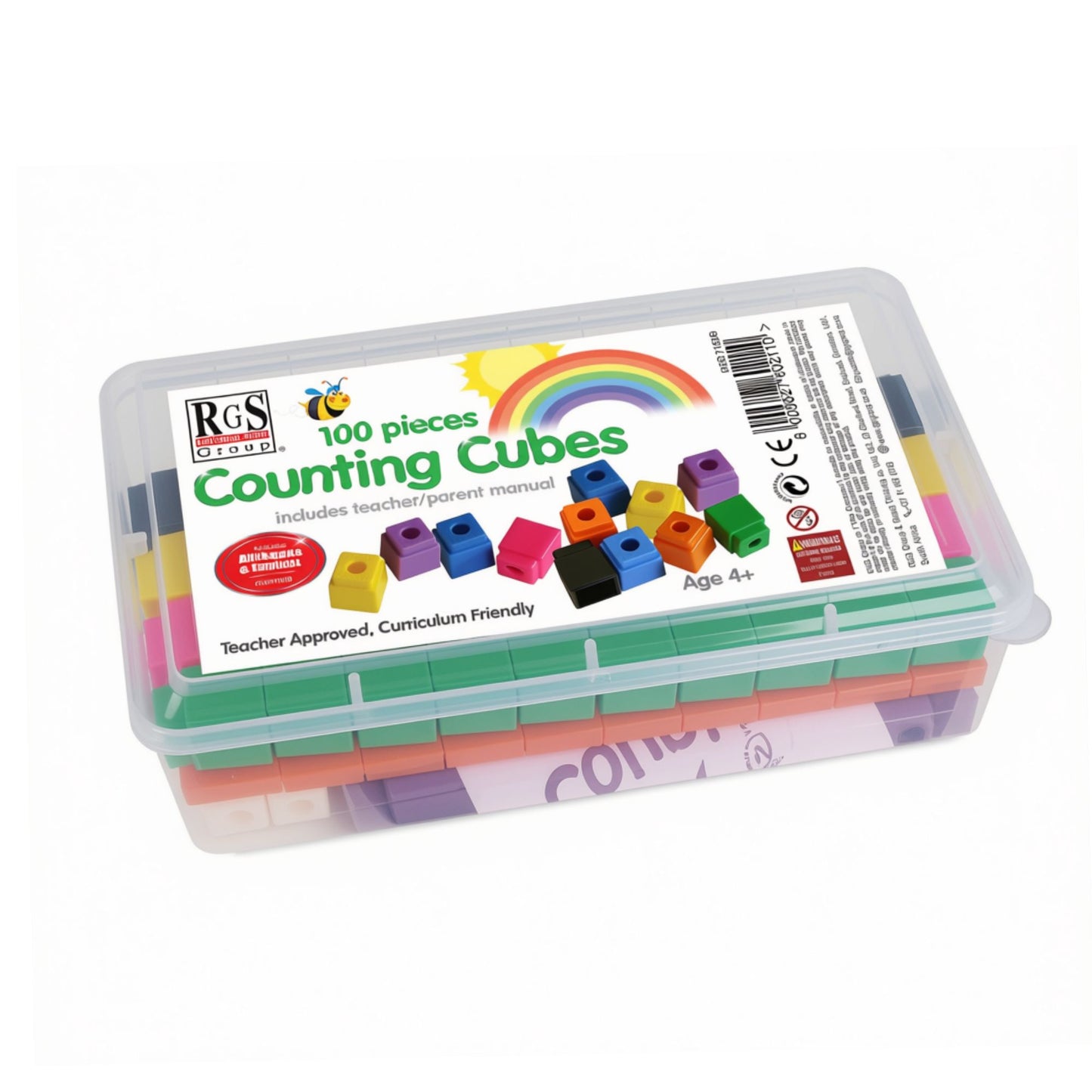 Make maths meaningful and fun with counting cubes for children aged 4 years and older.