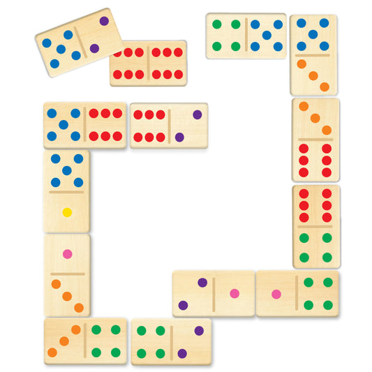 Domino Dots wooden number game