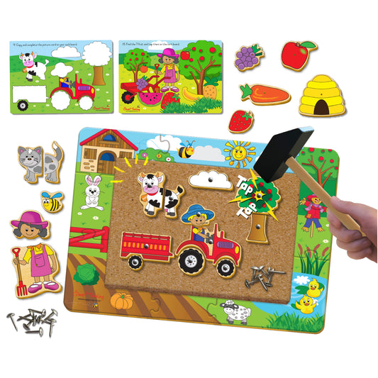 Hammer ’n Tack Farm creative wooden set