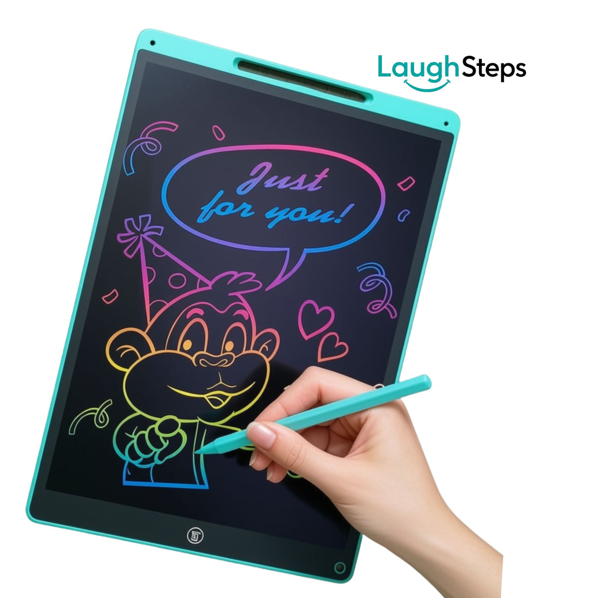 Large reusable LCD drawing and writing board for children