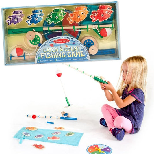 magnetic catch and create fishing game