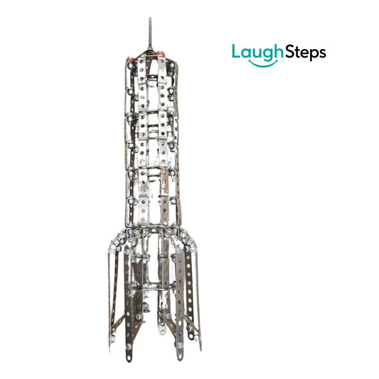 Rocket Model mechanical construction and assembly set for children.