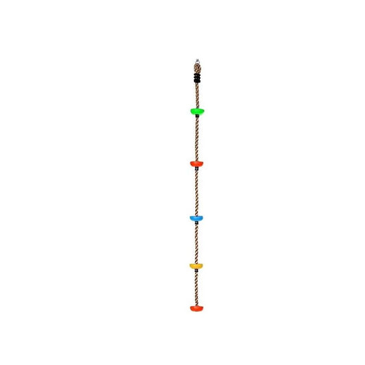 Climbing Rope with Plastic Stepping Stones