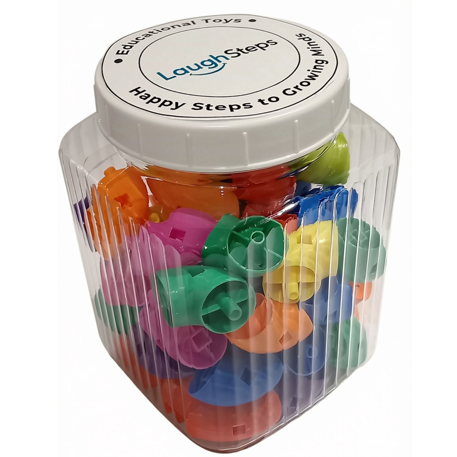 Bright coloured plastic pipe building blocks for children aged 3 years and older | Educational Toys
