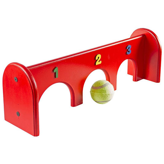 Wooden Roll-a-Ball Coordination Game