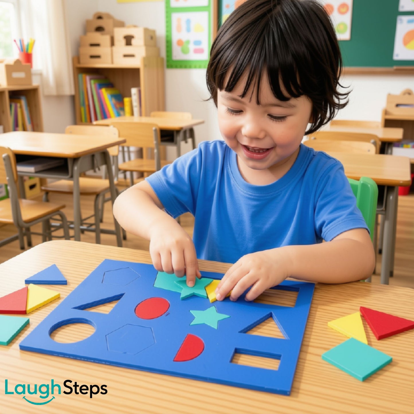 Toddler-play and learn-with foam blocks