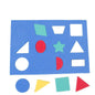 Colourful 12-piece geometric foam shape puzzle for toddlers aged 18 months and older