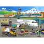 South African airport 24-piece wooden puzzle with aeroplane