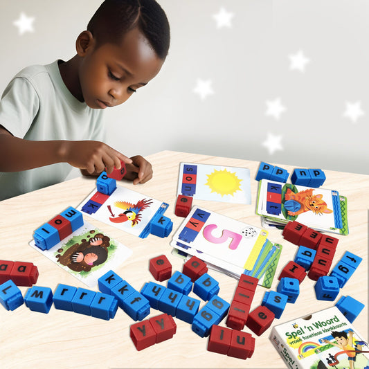 Spel ’n Woord Afrikaanse letterblokkies