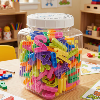 Toddler class | Plastic threading numbers and symbols for early maths learning