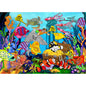 Underwater fish tank 24-piece wooden puzzle
