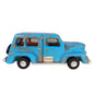 Wooden blue vintage ford toy car