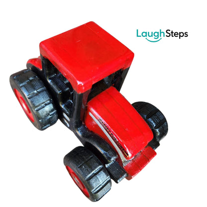 Handmade Wooden Tractor toy.